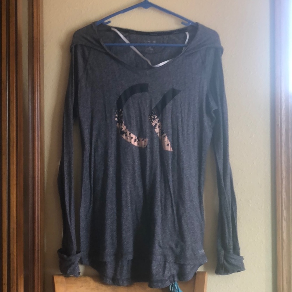 Calvin Klein Performance Hooded Long Sleeve Large